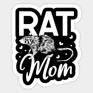 Rat lover - Rat Mom Sticker